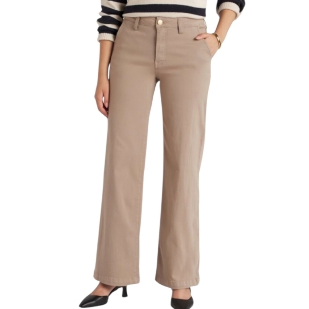 Kut From The Kloth Jodi High-Rise Wide Leg Tan Jeans-NWT